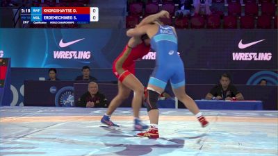 55 kg Qualif. - Olga Khoroshavtseva, Russian Wrestling Federation vs Sumiya Erdenechimeg, Mongolia