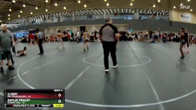 92 lbs Round 2 - Daylin Fraley, Kardiac Kidz vs JJ Roy, Mat Assassins Red