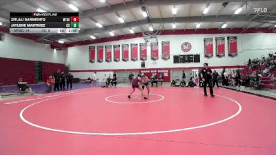138 lbs Placement (4 Team) - Jaylene Martinez, Cerritos College vs Zitlali Sarmiento, Mt. San Antonio College
