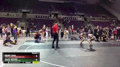 88-91 lbs Round 2 - Henry Shea, Pueblo County Wrestling Club vs David Woods, Westside Wrestling Club