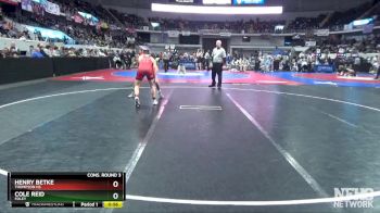 7A 144 lbs Cons. Round 3 - Henry Betke, Thompson HS vs Cole Reid, Foley