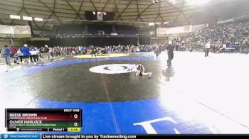 67 lbs Cons. Round 1 - Oliver Hadlock, South West Washington Wrestling Club vs Reese Brown, Prometheus Wrestling Club