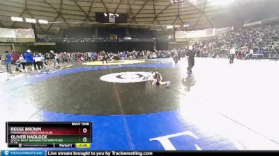 67 lbs Cons. Round 1 - Oliver Hadlock, South West Washington Wrestling Club vs Reese Brown, Prometheus Wrestling Club