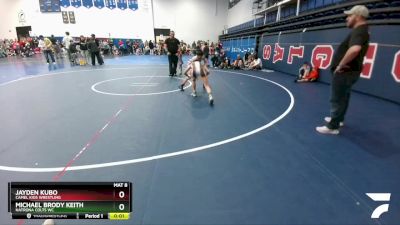 92 lbs 3rd Place Match - Michael Brody Keith, Natrona Colts WC vs Jayden Kubo, Camel Kids Wrestling