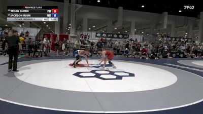 61 lbs Cons. Round 7 - Tegan Sherk, Pinnacle Wrestling Club vs Jackson Blum, Indiana RTC