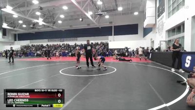 63 lbs Semifinal - Ronin Guizar, Powerline Wrestling vs Leo Cherniss, So Cal Hammers