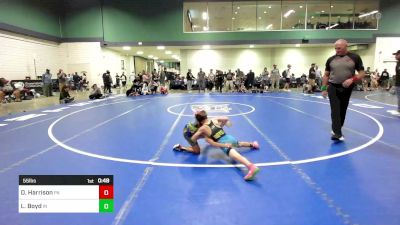 55 lbs Consi Of 4 - Deaglan Harrison, PA vs Leyton Boyd, IN