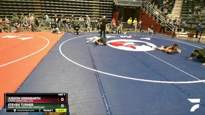 67 lbs Cons. Round 4 - Judson Eisenbarth, Casper Wrestling Club vs Steven Turner, Green River Grapplers Wrestling