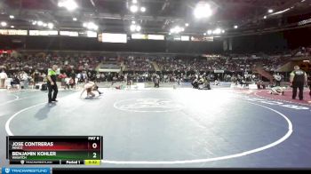 126 lbs Cons. Round 6 - Benjamin Kohler, Wasatch vs Jose Contreras, Minico