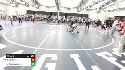 67-67 lbs Rr Rnd 3 - Maizie Young, Old Bridge Wrestling Club vs Adalynn Berezovske, AWA