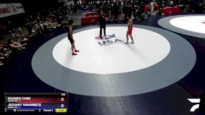 132 lbs Placement Matches (16 Team) - Khaisen Chen, OCWA-FR vs Jeovany Navarrete, NAWA-FR