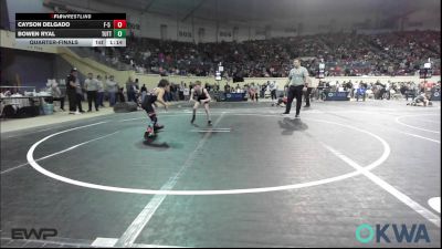 67 lbs Quarterfinal - Cayson Delgado, F-5 Grappling vs Bowen Ryal, Tuttle Wrestling Club