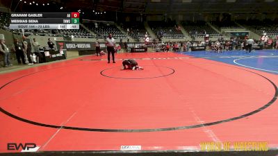 70 lbs Consi Of 16 #1 - Graham Gabler, Alber Athletics vs Messias Sena, TNWC