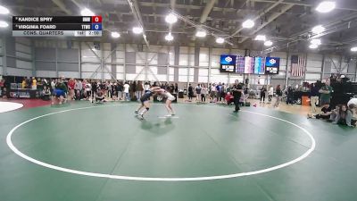 57 kg Cons. Quarters - Kandice Spry, Beast Mode Wrestling vs Virginia Foard, Team Tornado Wrestling Club