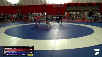 106 lbs 1st Place Match - Harlee Hiller, IL vs Olivia Sackor, MN