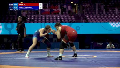 68 kg 1/8 Final - Hyeonyeong Park, Korea vs Adela Hanzlickova, Czechia