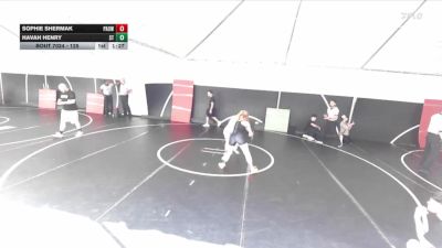 125 lbs Champ. Round 1 - Havah Henry, South Torrance vs Sophie Shermak, Panthers Academy Of Wrestling