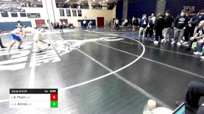 215 lbs Consi Of 8 #1 - Aiden Pham, Norwin vs Julian Alonso, Jesuit High School - Tampa