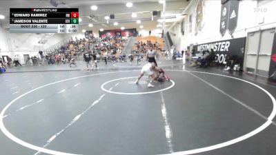 120 lbs Cons. Round 4 - Edward Ramirez, Rancho Mirage vs Jameson Valente, Servite