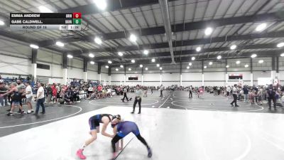 98 lbs Round Of 16 - Emma Andrew, Grindhouse WC vs Gabe Caldwell., Ravage WC