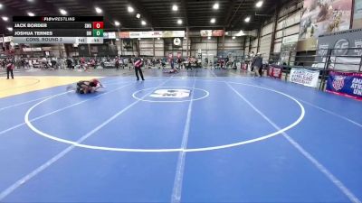 132 lbs Cons. Round 3 - Joshua Ternes, Beulah Wrestling vs Jack Border, Siouxland Wrestling Academy