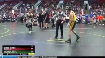 140 lbs Quarterfinals (8 Team) - Jackson Kelly, South Lyon Matcats vs Jacob Garris, Davison