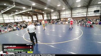 285 lbs Semifinal - Koy Phister, Riverton Wolf Pack Wrestling Club vs Chase Nielson, Delta