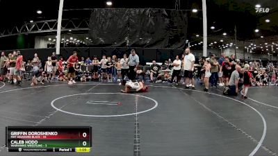 80 lbs Round 5 (8 Team) - Caleb Hodo, Warhawks Wrestling vs Griffin Doroshenko, Mat Assassins Black