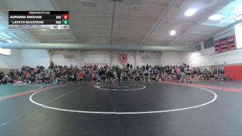 190 lbs Quarterfinal - Laykyn Baxstrom, Pagosa Springs vs Aurianna Bingham, Bear River