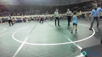 55 lbs Round Of 16 - Forrest Neal, Division Bell Wrestling vs Brantlee Coffey, Wagoner Takedown Club