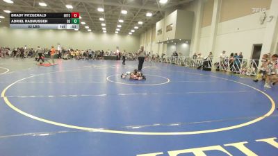 52 lbs Rr Rnd 2 - Brady Fitzgerald, Team Gotcha - EL vs Adriel Rasmussen, Ohio Gold - EL
