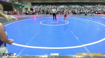60 lbs Round Of 16 - Karsyn Escalante, Tuscon Cyclones vs Bella Shaw, Fortuna