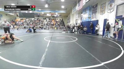 145 lbs Cons. Round 5 - Mila Grano, San Jacinto vs Jacqueline Parra, William J Pete Knight