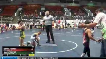 60 lbs Round 3 (4 Team) - Zekiel Holmes, MI Pitbulls vs Liam Sturmer, Junior Panther WC