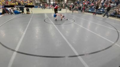 40 lbs Champ. Round 2 - George Klinkhammer, Hot Springs Youth Wrestling vs Connor Fiegen, Douglas Wrestling Club