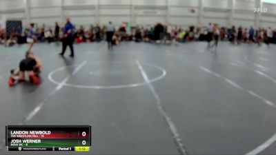 92 lbs Round 6 (10 Team) - Josh Werner, NOVA WC vs Landon Newbold, The Wrestling Mill