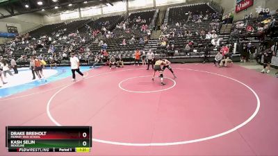 153 lbs Champ. Round 1 - Kash Selin, Ridgeline vs Drake Breiholt, Murray High School