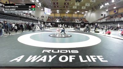 150 lbs Consi Of 4 - Oliver Phillips, Baylor School vs Cole Albert, The Hill School