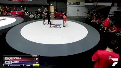 97 lbs Round 1 (10 Team) - Robert Estrada, CVWA-FR vs Bryce Dacoco, SJWA-FR