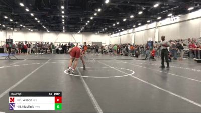 165 lbs Rd Of 16 - Bubba Wilson, Nebraska vs Max Mayfield, Northwestern