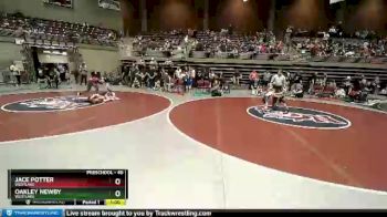 40 lbs Semifinal - Oakley Newby, Westlake vs Jace Potter, Westlake