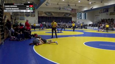116 lbs Consi Of 16 #1 - Caden Herrera, Bakersfield vs Destin Maestas, SLAM Academy (NV)