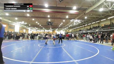 132 lbs Consi Of 4 - Cashman Downes, Aquidneck Island Wrestling vs Colby Reiner, South Kingstown