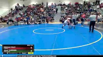 145 lbs Champ. Round 2 - Isaac Gardner, Wind River vs McKale Foley, Powell
