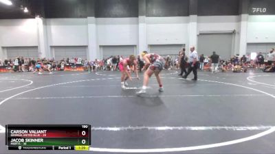 190 lbs Round 3 (6 Team) - Carson Valiant, Georgia United Blue vs Jacob Skinner, Misfits