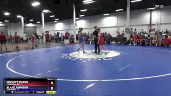 92 lbs Quarterfinals (8 Team) - Beckett Marsh, Minnesota Red vs Blake Johnson, Tennessee