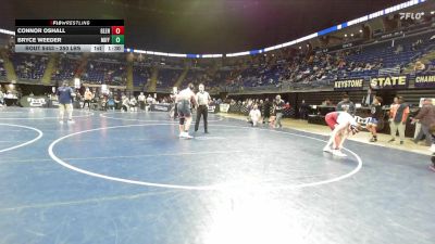 250 lbs Consy 2 - Connor Oshall, Glendale vs Bryce Weeder, Mifflinburg