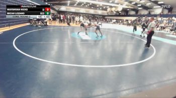 133 lbs Cons. Round 2 - Micah Lozano, Messiah vs Wayshuan Hicks, Liberty