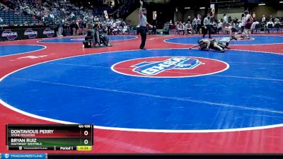 4A-106 lbs Cons. Round 2 - Dontavious Perry, Stone Mountain vs Bryan Ruiz, Southeast Whitfield