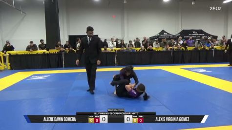 Alexis Virginia Gomez vs Allene Dawn Somera 2026 Pan IBJJF Jiu-Jitsu No-Gi Championship